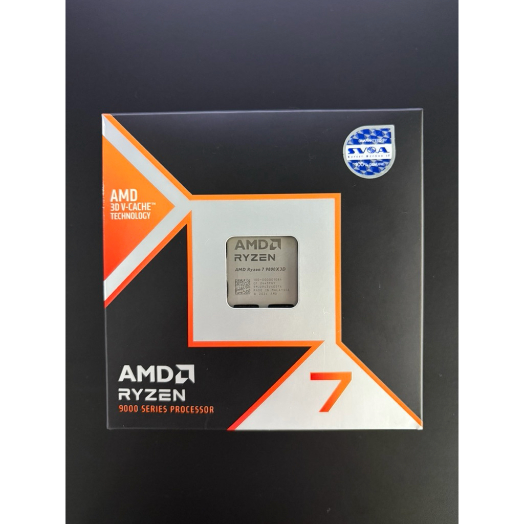 AMD AM5 RYZEN 7 9800X3D (มือสอง)
