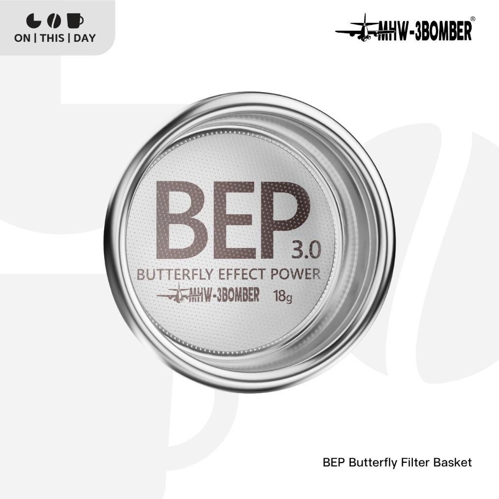 MHW-3BOMBER BEP Butterfly Filter Basket  ตะแกรงชงกาแฟ ขนาด 51 / 54 / 58 mm (12 / 15 / 18 / 20 / 22 g