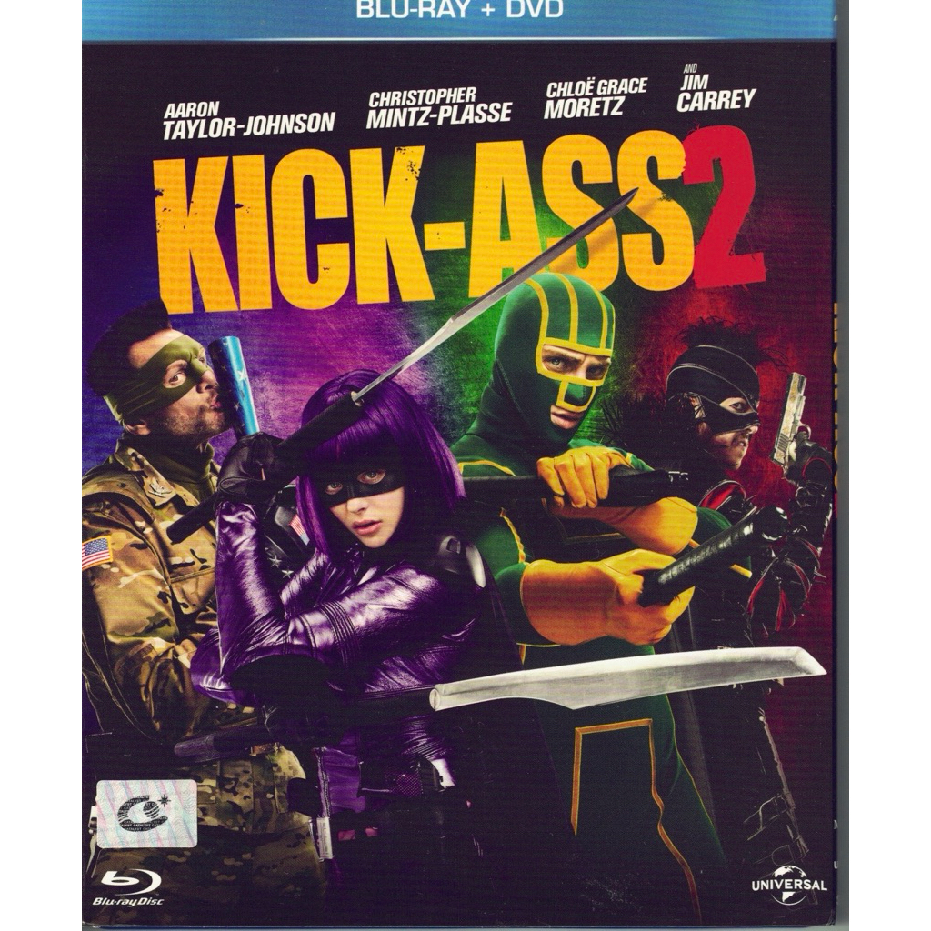 Blu Ray + DVD 📀 Kick-Ass 2 (starring Aaron Taylor-Johnson)