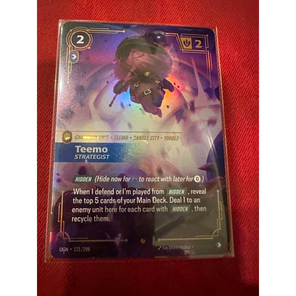 Teemo - Strategist Riftbound TCG League of Legends Card Game ระดับ Epic ชุด Origins