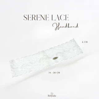 Belynda ♥ Headband ♥ Serene Lace ผ้าคาดผมลูกไม้สีขาวสไตล์คุณหนู เรียบหรู ดูแพง