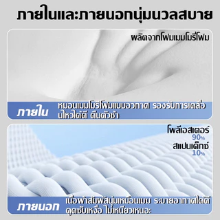หมอนเด็ก 3-12 ปี หมอนเมมโมรี่โฟมเย็น ระบายอากาศดี ผ้าออร์แกนิค นุ่มสบาย ใช้ได้ทุกฤดู ขนาด 33x55x7 ซม.