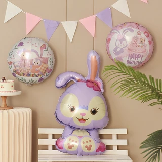 (สินค้าพร้อมส่งจากไทย) ลูกโป่งฟอยล์ ลูกโป่งการ์ตูน ตุ๊กตา Duffy and friend Lina bell stella lou กระต่าย Disney