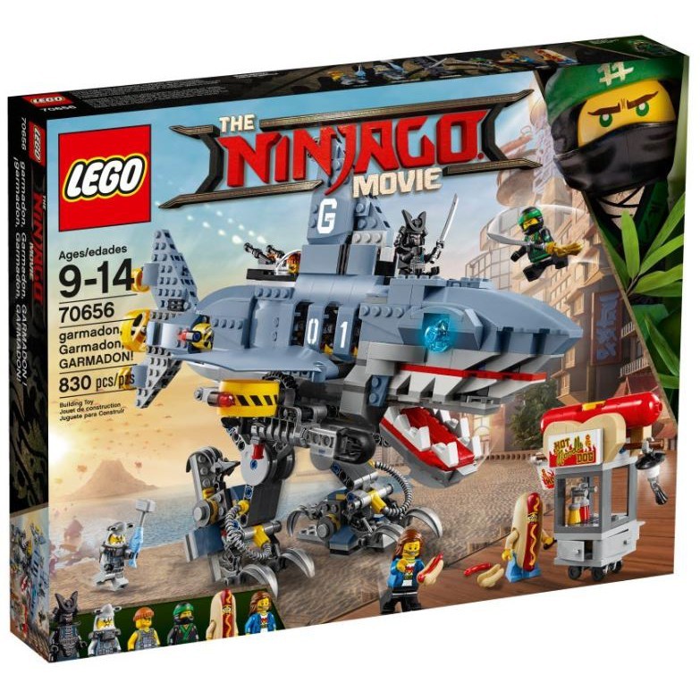 Ready to ship🛵LEGO movie Phantom NINJAGO 70656 Gamma เด็กประกอบของเล่น Shark Boy