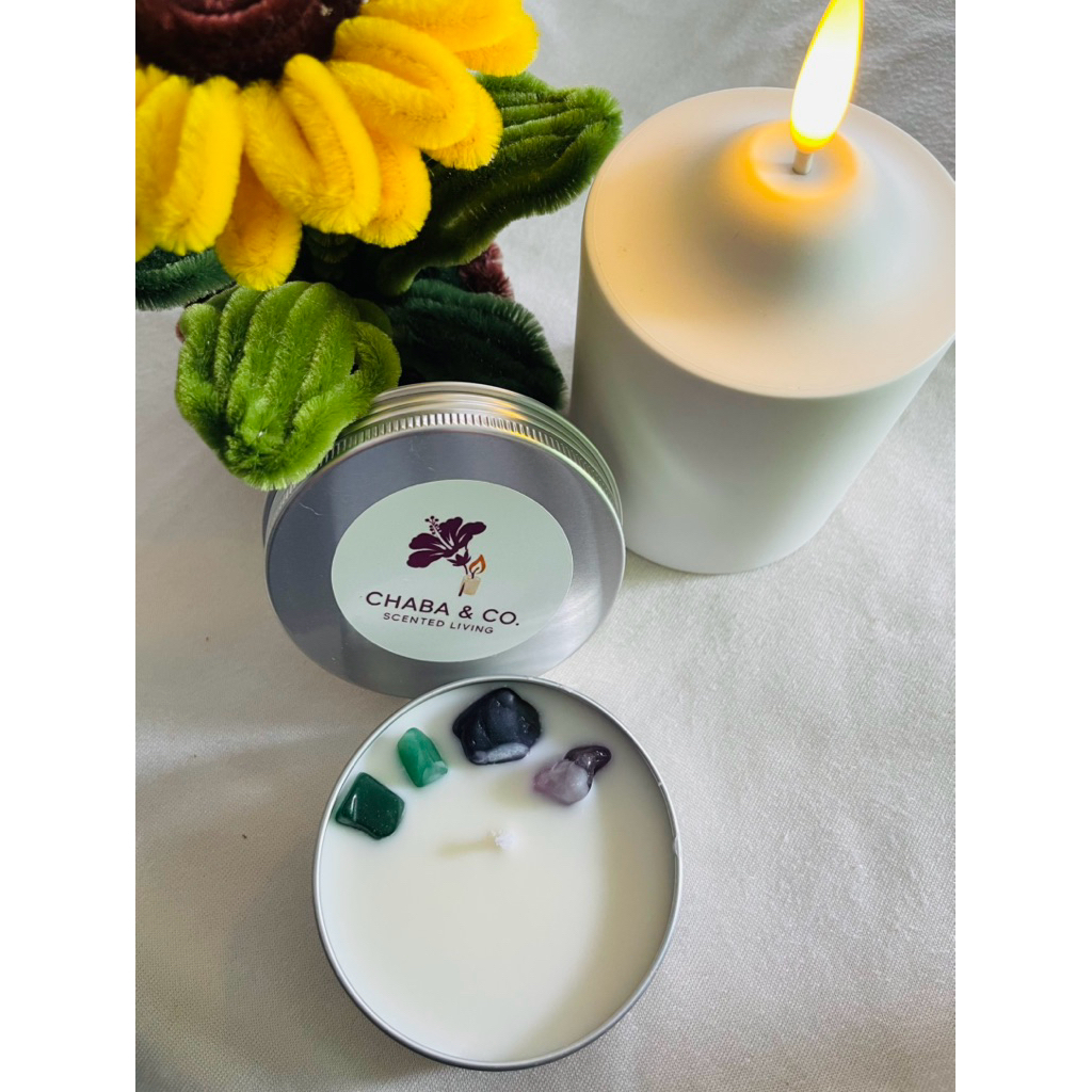 เทียนหอม หินมงคล Soywax Candle homemade🌺