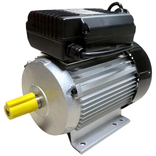 HERO มอเตอร์ 1.5HP 2P 220V แกนเพลา 24 มิล 2880 รอบต่อนาที มอเตอร์ไฟฟ้า 1.5 แรง + สายไฟ 2 เมตร ทองแดงแท้ 100%