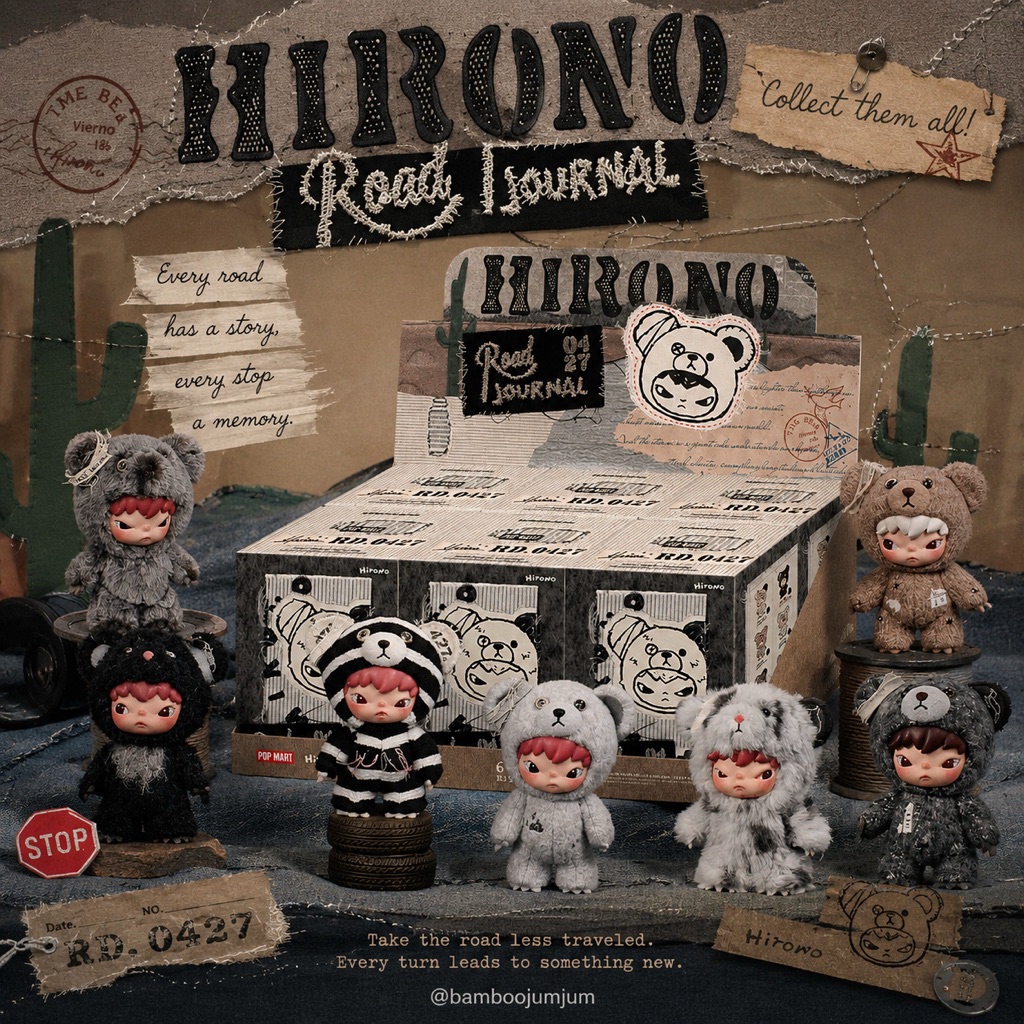 [พร้อมส่ง] พวงกุญแจ Hirono Road Journal