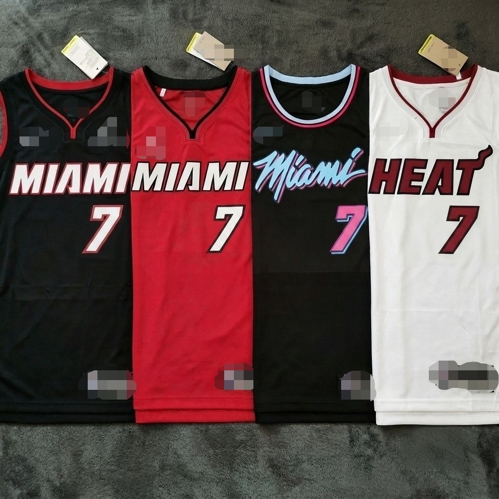 🇨🇷เสื้อบาสเกตบอล NBA งานอัดร้อน Miami Heat Giannis