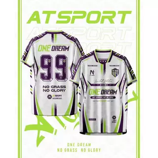 เสื้อพิมพ์ลาย A T SPORT รุ่น A T WHITE SERIES เสื้อบอล เสื้อทีม ใส่เที่ยวและออกทริปใส่เป็นกลุ่ม ผ้าไมโครหน้าเรียบ