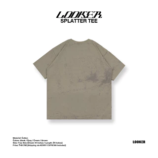 เสื้อยืดฟอกสลัดสี LOOKER® — SPLATTER TEE