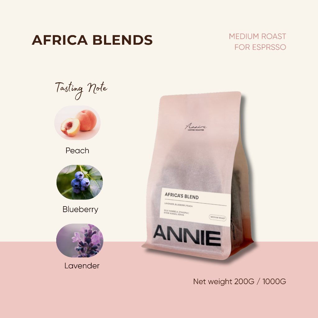 ANNIE - Africa Blend Medium Roast คั่วกลาง (ใครชงก็อร่อย)