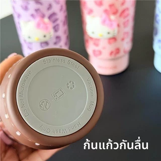 แก้วเก็บอุณหภูมิ 480ml สแตนเลส 316 เคลือบเซรามิก มีหลอด ดื่มได้ 2 ระบบ มีหูหิ้ว แก้วน้ำพกพา แก้วกาแฟ เก็บร้อนเย็น