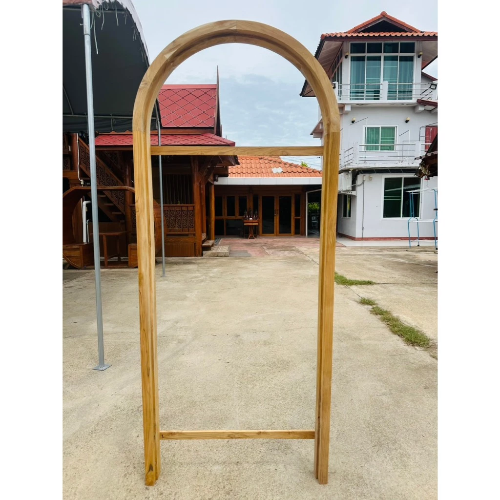 ประตูไม้สักหัวโค้ง มิกกี้เม้าส์ งานมินิมอล เฟอร์นิเจอร์ไม้สัก ไม้สักทอง สินค้าคุณภาพ ไม่รวมทำสีไม่รวมกระจก thumbnail 5