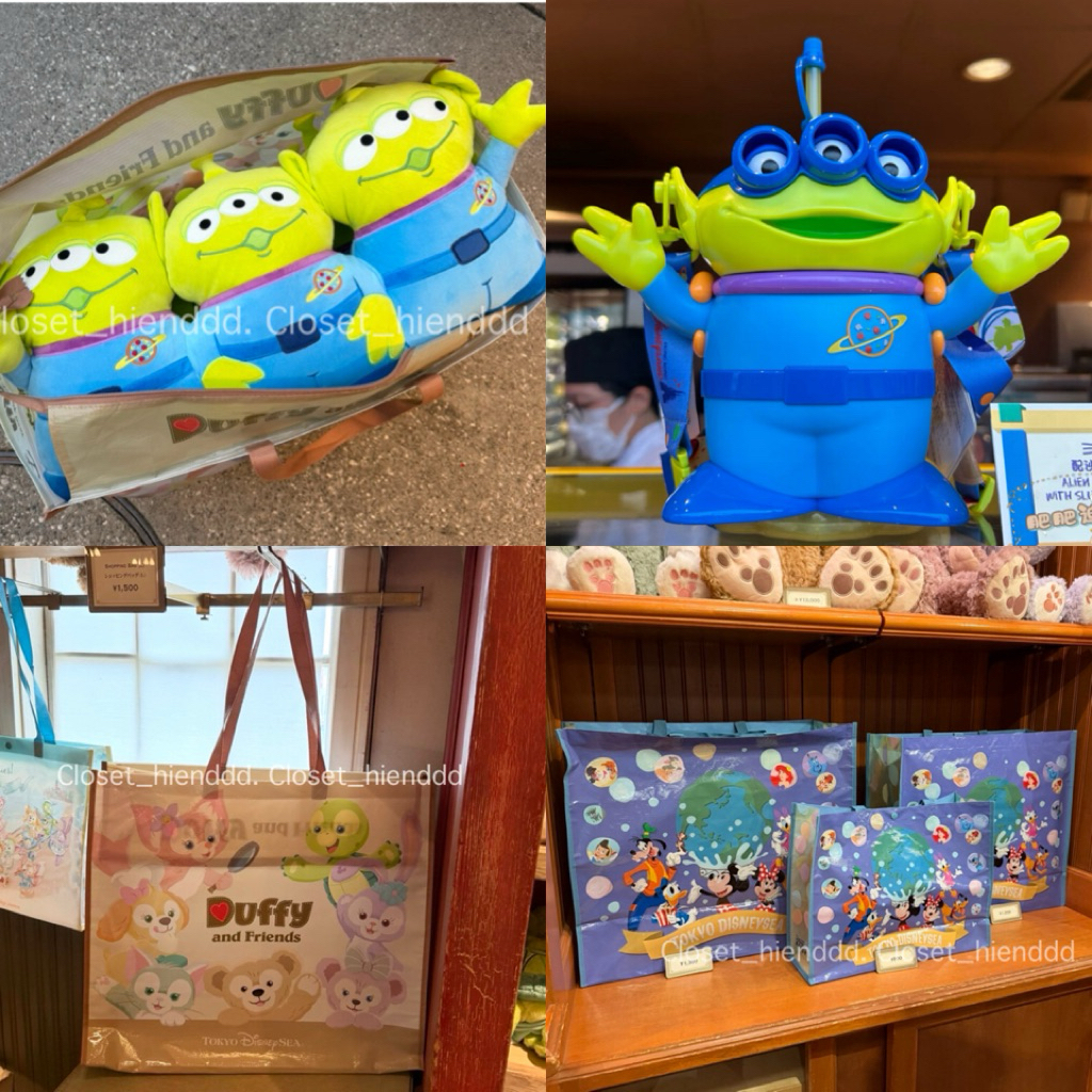 พร้อมส่ง Tokyo Disney - Hongkong Disney กระงอกน้ำ ถุง หมอน
