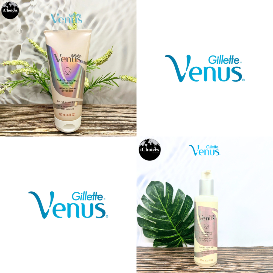 [Gillette] Venus Skin Smoothing Exfoliant Pre Shave เจลทาก่อนโกน ขนบิกินี่ สำหรับผู้หญิง
