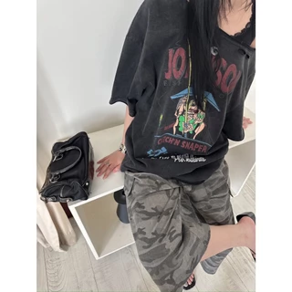 Choosedress A2045 Catch Snaper Big Tee เสื้อ Oversize เเขนสั้นทรงบอย