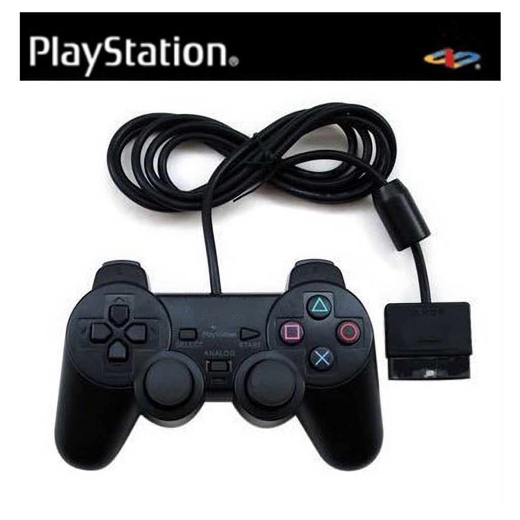 จอย PS2 / จอยเกม PS2 PlayStation 2 จอยเกมคอนโทรลเลอร์ สำหรับ PS2 PlayStation 2