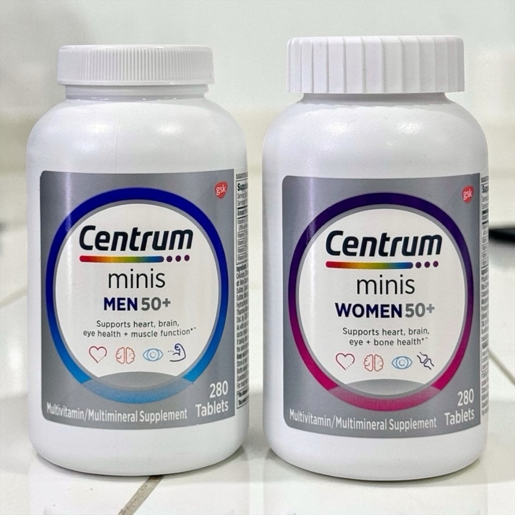 Centrum Adults Multivitamin ,Centrum Silver Women 50+ ,Centrum Silver Men 50+