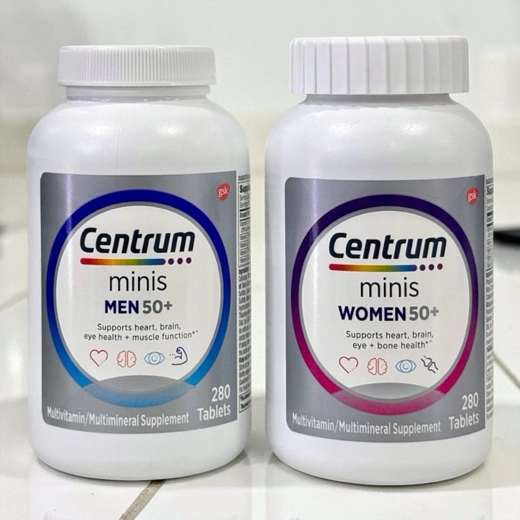 Centrum Adults Multivitamin ,Centrum Silver Women 50+ ,Centrum Silver Men 50+