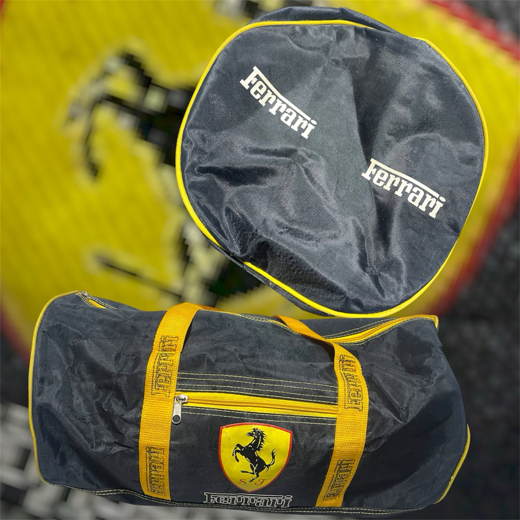Ferrari big logo big bag vintage