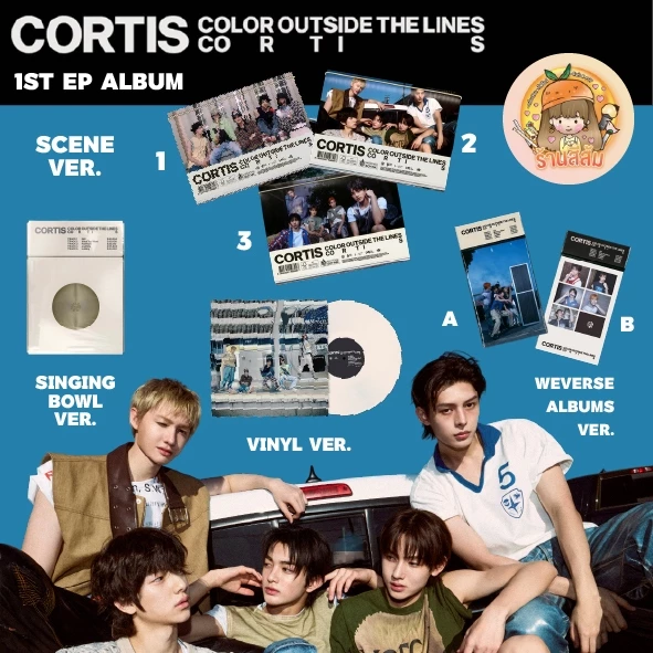 [พร้อมส่ง] CORTIS - The 1st EP Album อัลบั้ม [COLOR OUTSIDE THE LINES] - Scene / Weverse