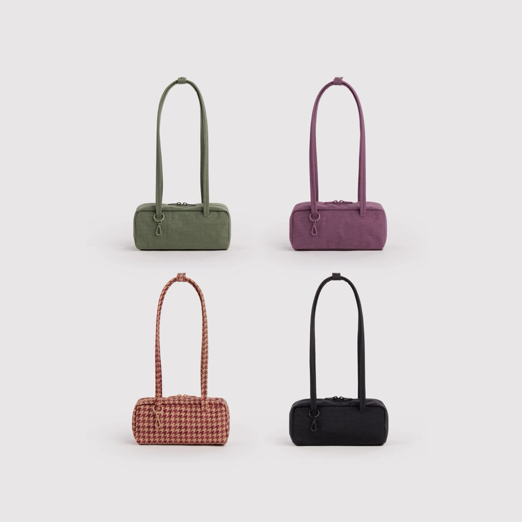 (พร้อมส่ง) Baggu - Small Nylon Bowler Bag