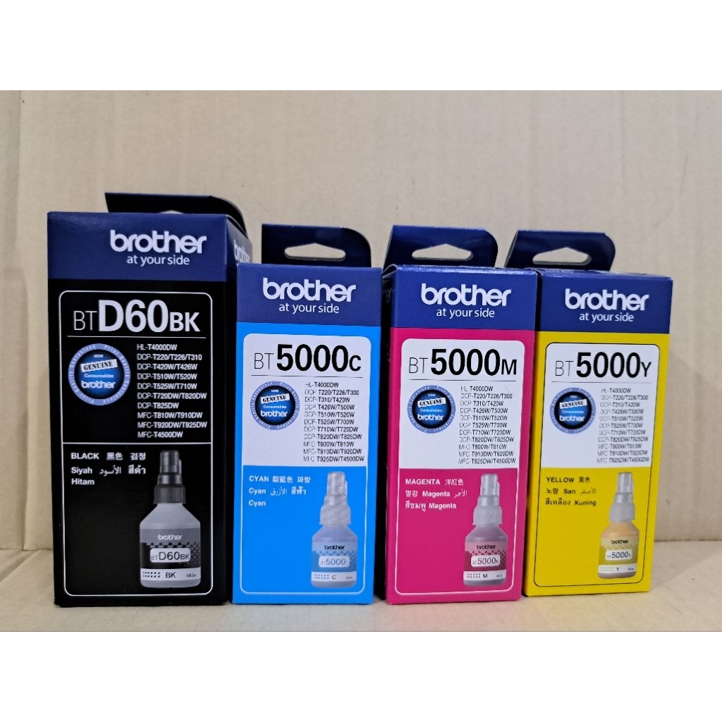 Brother BTD60BK,Brother BT5000C,Brother BT5000M,Brother BT5000Y