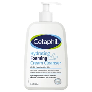 CETAPHIL - Hydrating Foaming Cream Cleanser (473 ml.) คลีนเซอร์