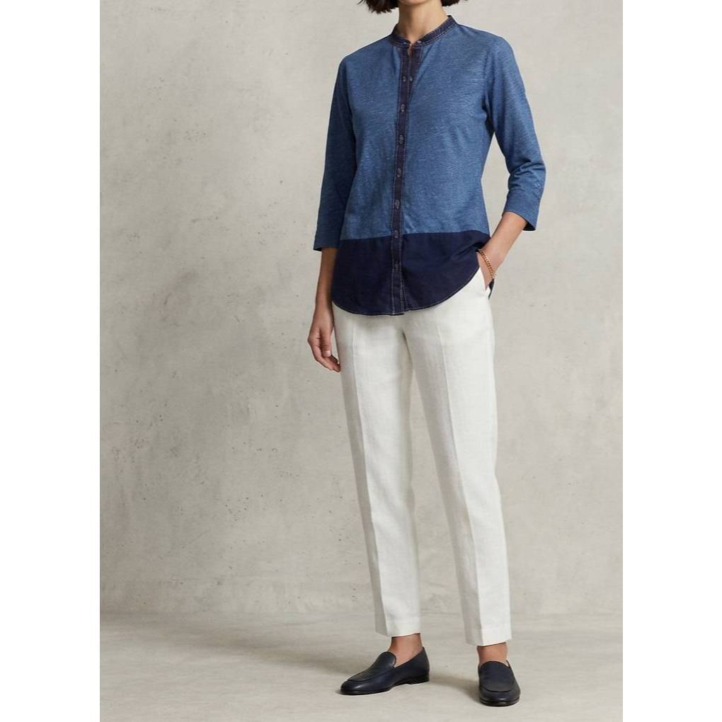เสื้อยืดคอตตอนคอจีน Gap 40/24