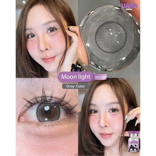🔥คอนแทคเลนส์✨ขนาดบิ๊กอาย✨Moon Light (LULOO) Brown / Gray