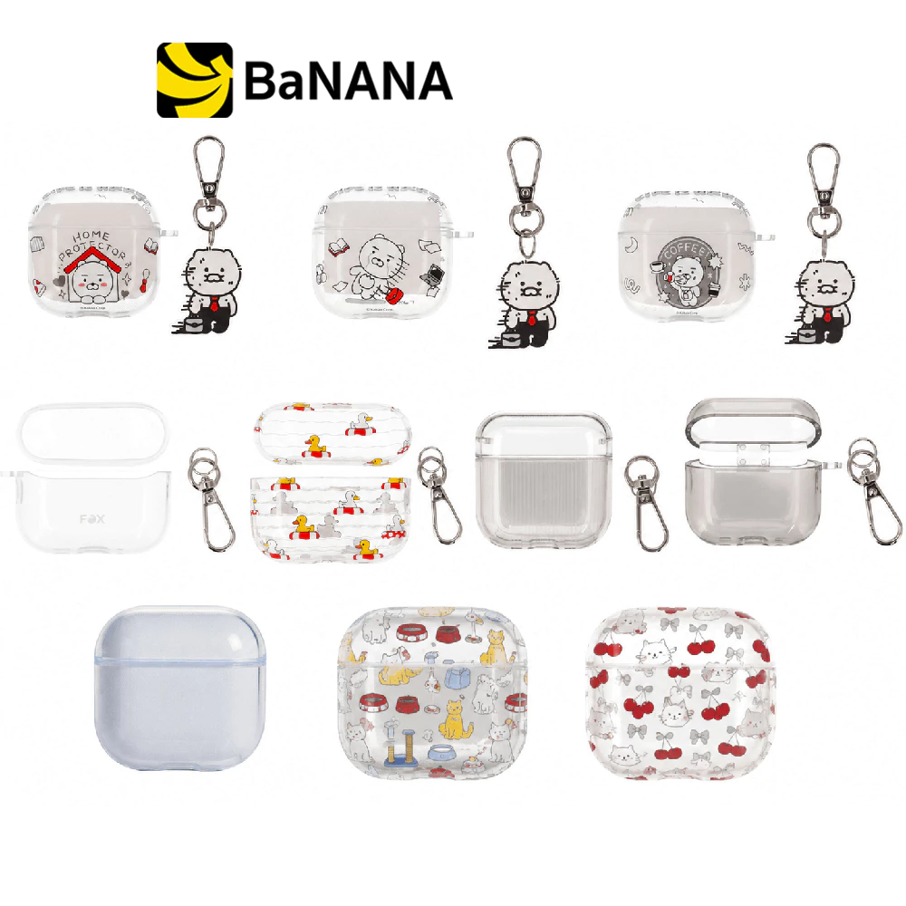 FOX เคสสำหรับ AirPods 4 / AirPods Pro 3 ดีไซน์บางเบา กันกระแทก ของแท้ 100% by Banana IT