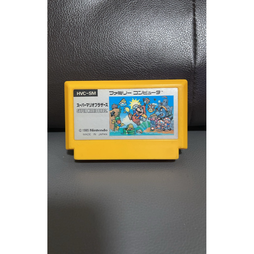 Mario 1 ตลับแท้ fc เทสแล้ว ตลับเกมส์