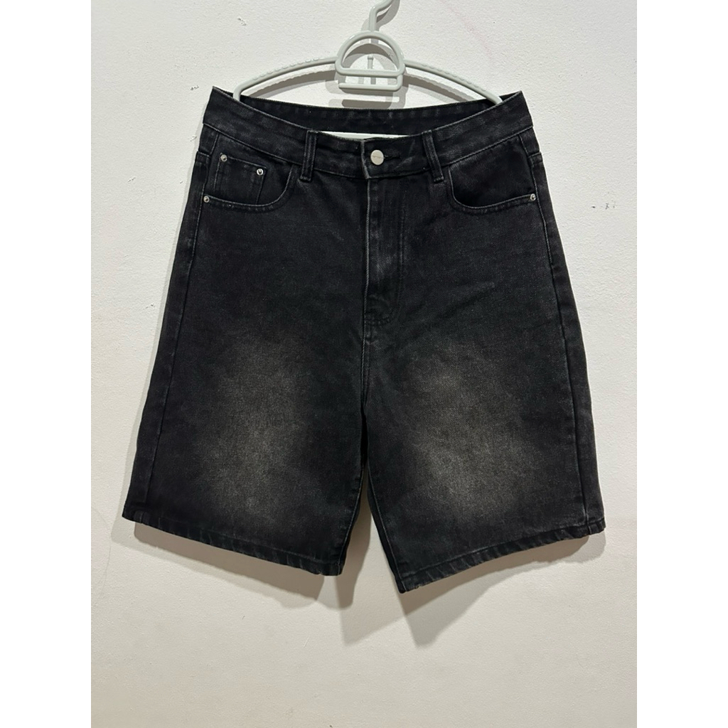ส่งต่อJorts jeans PROMTHONG สีดำฟอก