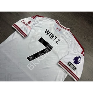 [แฟนบอล] - เสื้อฟุตบอล aิIวอร์wูล Away 2026/27 อาร์ม EPL 7 WIRTZ 8 SZOBOSZLAI 9 ISAK 10 MAC ALLISTER 22 EKITIKE