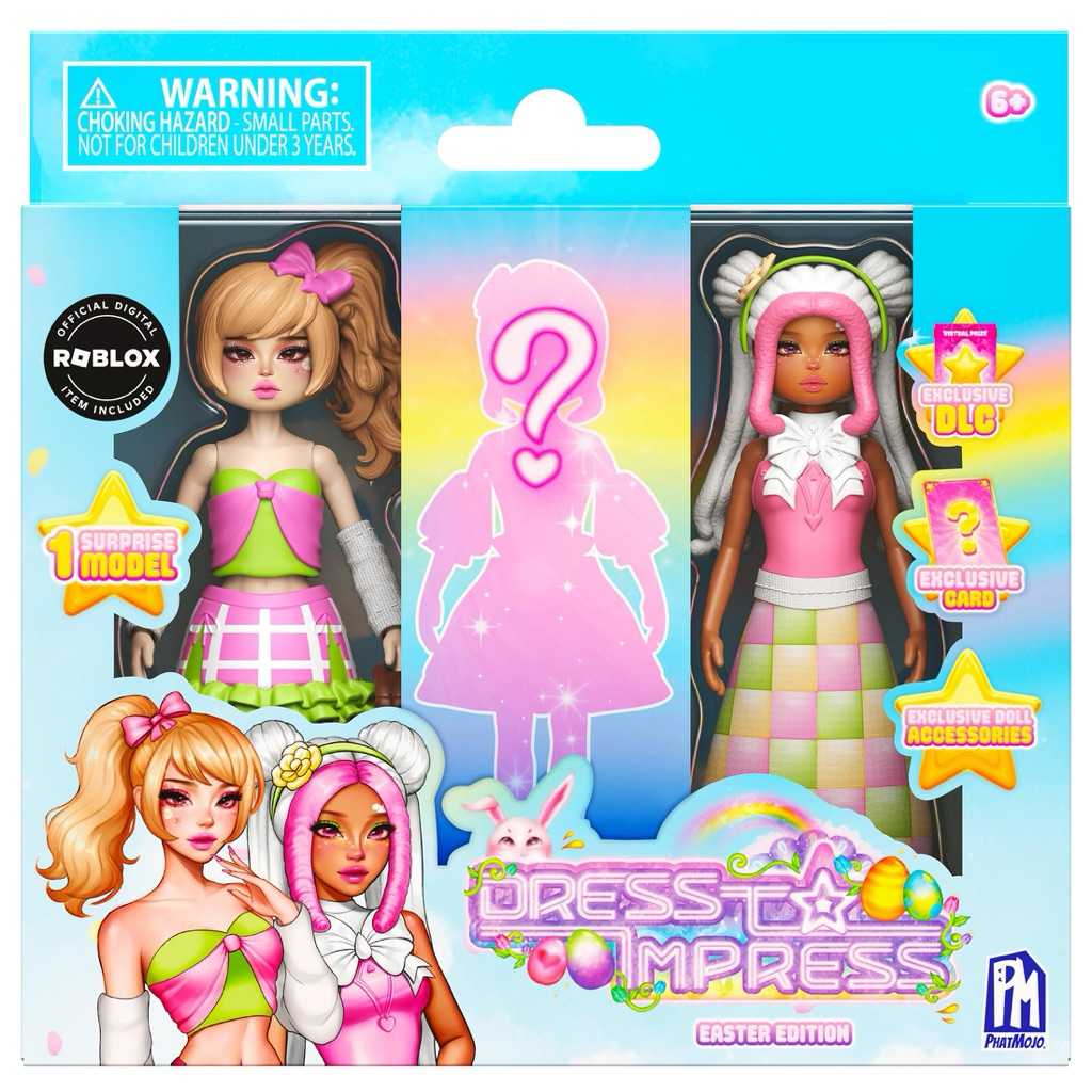 (ของแท้100%) Dress to Impress - Mystery Models- Small Dolls 3-Pack - Easter Edition - Series 3