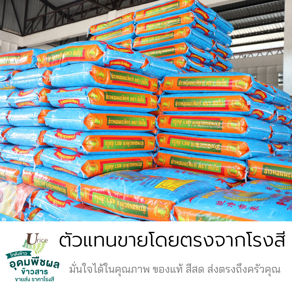 "ส้มโอ" ข้าวหอมมะลิกลางปีแท้100% สุรินทร์ เกรดส่งออก หอม รูปที่ 2