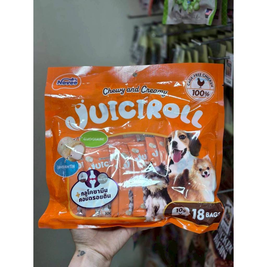 Novee سكاكر كلاب Juiciroll ‏10 غ × 18 — صورة 5