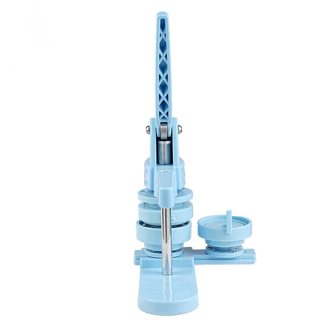 เครื่องผลิตปุ่มติดตั้งฟรี 58 มม ชุดเครื่องทำปุ่ม DIY เครื่องกดตรา Punch พร้อมปุ่มพลาสติกฟรี 100 ชิ้น แม่พิมพ์ DIY Badge
