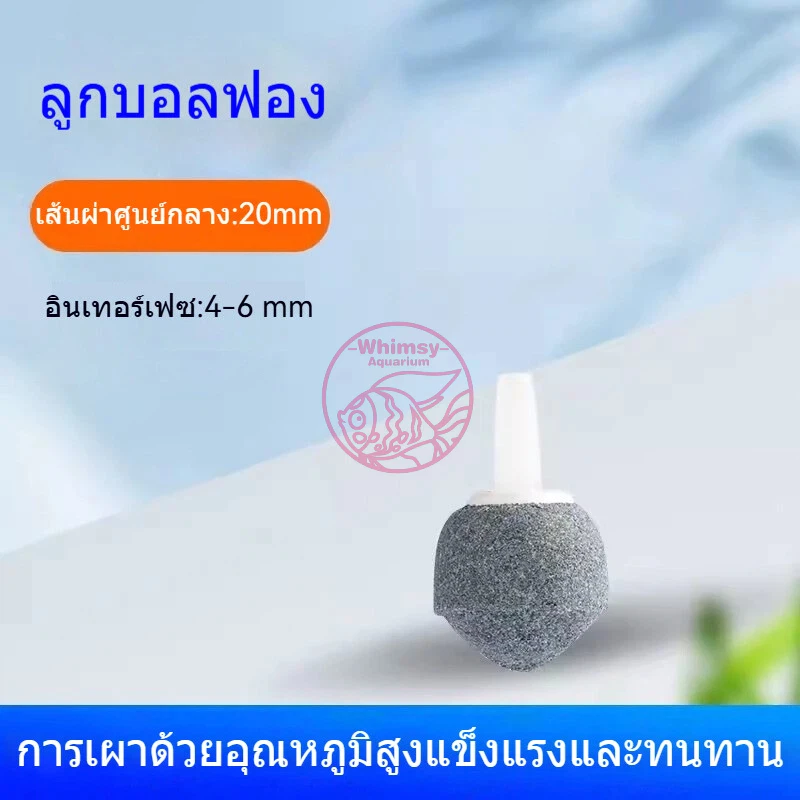 หัวทรายเพิ่มออกซิเจนสำหรับตู้ปลา ตู้กุ้ง สัตว์น้ำทุกชนิด ฟองแรง ออกทุกรู ฟองไม่ใหญ่เกินไป ปลาไม่ตกใจ thumbnail 6