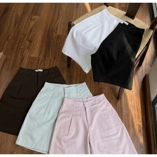 Jorts shorts กางเกงขาสั้นผ้ายีนส์นุ่มทรงจอร์จ