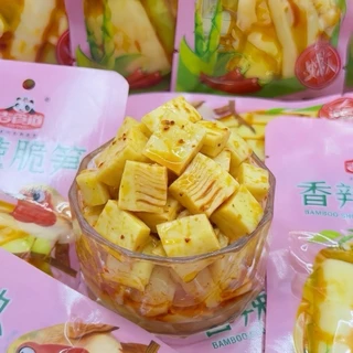 หน่อไม้หม่าล่าปรุงรส ซองมินิยกลัง 360 ห่อ เผ็ดชาลิ้นสไตล์หม่าล่า กรอบอร่อยเคี้ยวเพลิน เหมาะขายต่อกำไรปัง (ตัดชิ้น)
