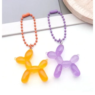 โซ่ไข่ปลา พวงกุญแจไข่ปลา คละสี/แยกสี ยาว 10 cm. (แพ็ค 12 ชิ้น) โซ่สีพาสเทล สำหรับห้อยตุ๊กตา งาน DIY โซ่สีพาสเทล