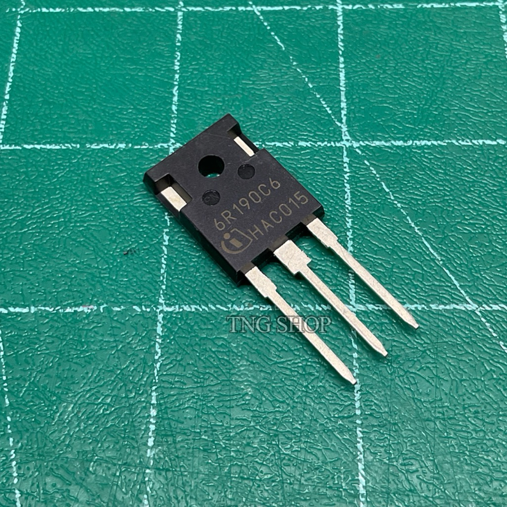 6R190C6 6R190 MOSFET มอสเฟต TO-247 59A 650V ชนิด NPN (ราคา1ตัว)