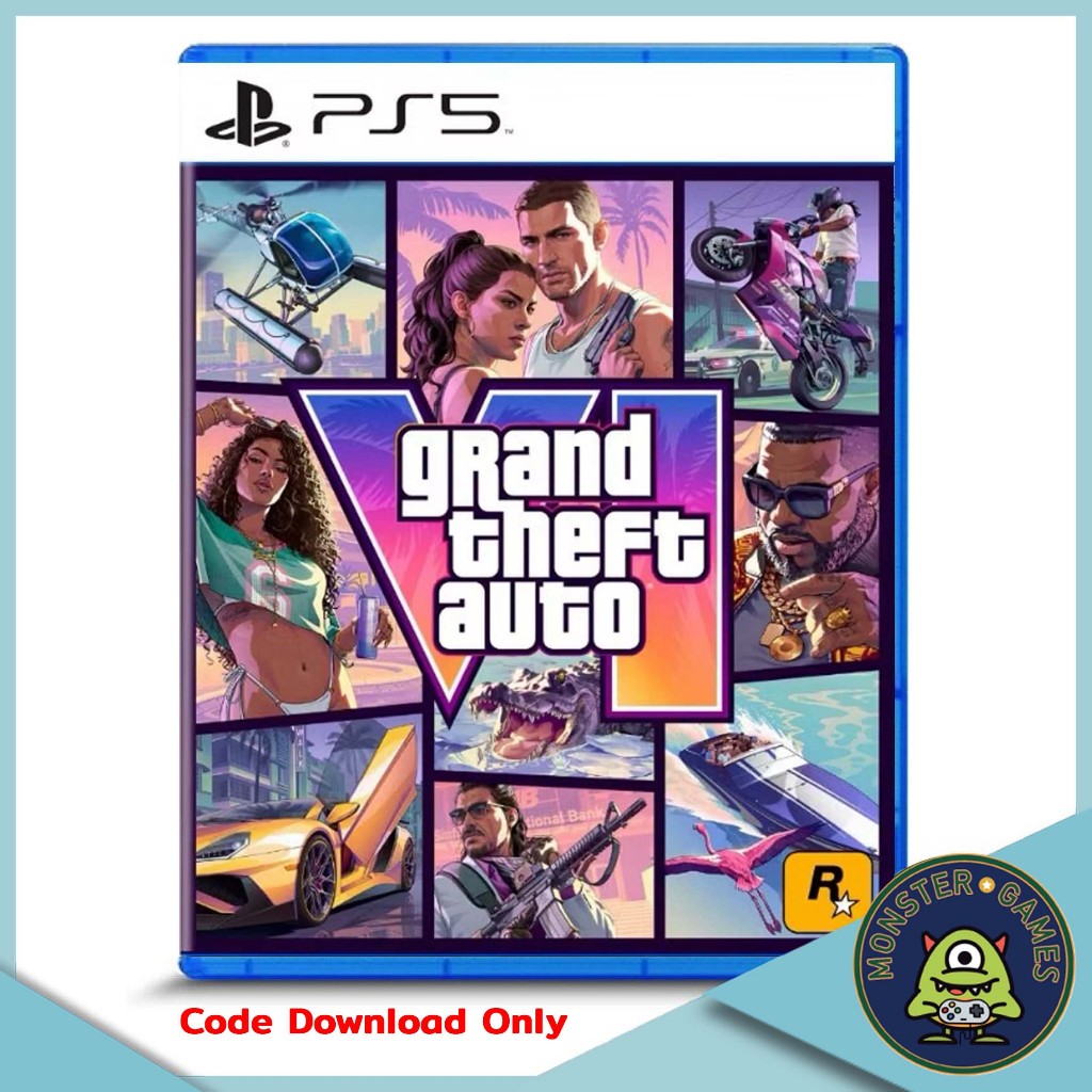 Pre-order 19/11 Grand Theft Auto VI Ps5 Game แผ่นแท้มือ1!!!!! (GTA6 Ps5)(GTA 6 Ps5)(GTA VI Ps5)(Gran