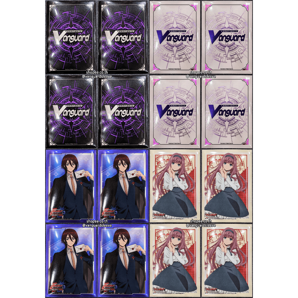 แบ่งขาย สลีฟแวนการ์ด ญี่ปุ่น Bushiroad Sleeve ชุด 4 ซอง Vanguard เนชั่น BanG Dream Hololive แฝด 5
