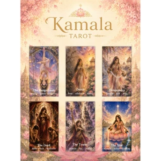 (ได้รับใบสั่งจองก่อน) KamalaTarotไพ่ทาโรต์ผสมออราเคิลไพ่พระแม่ลักษมี
