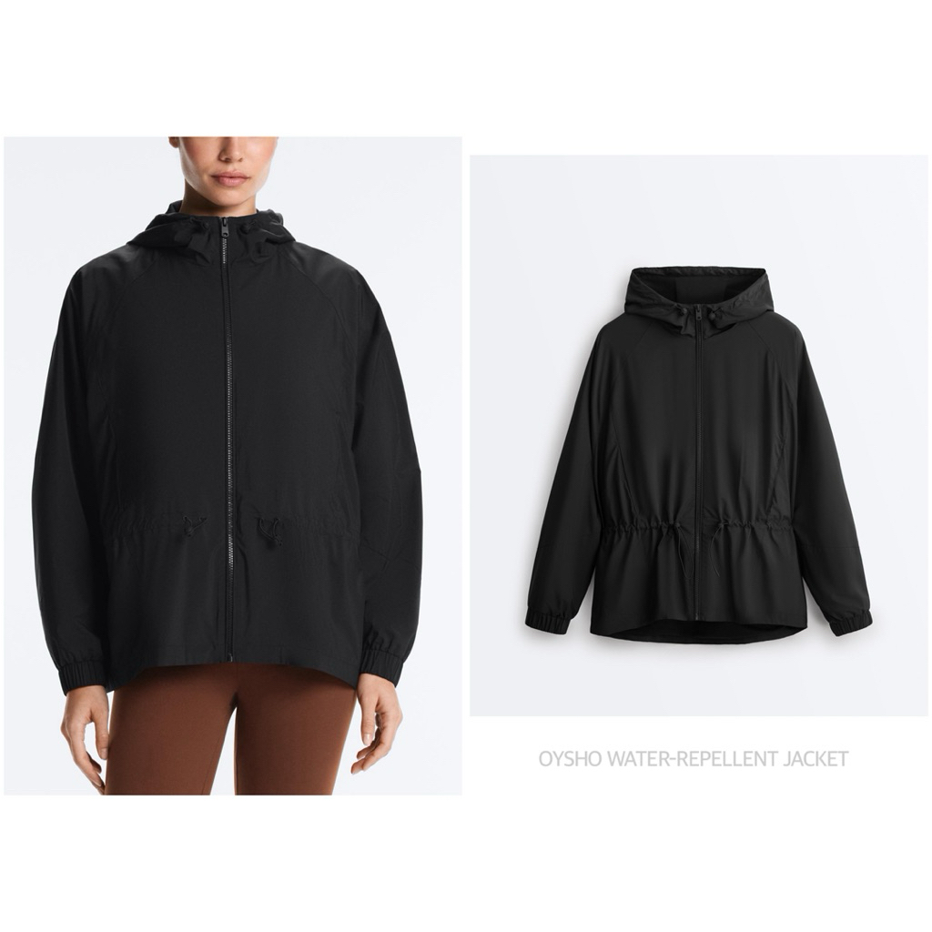 OYSHO เสื้อแจ็คเก็ต ใส่ออกกำลังกาย แขนยาว  WATER-REPELLENT JACKET (A0501)