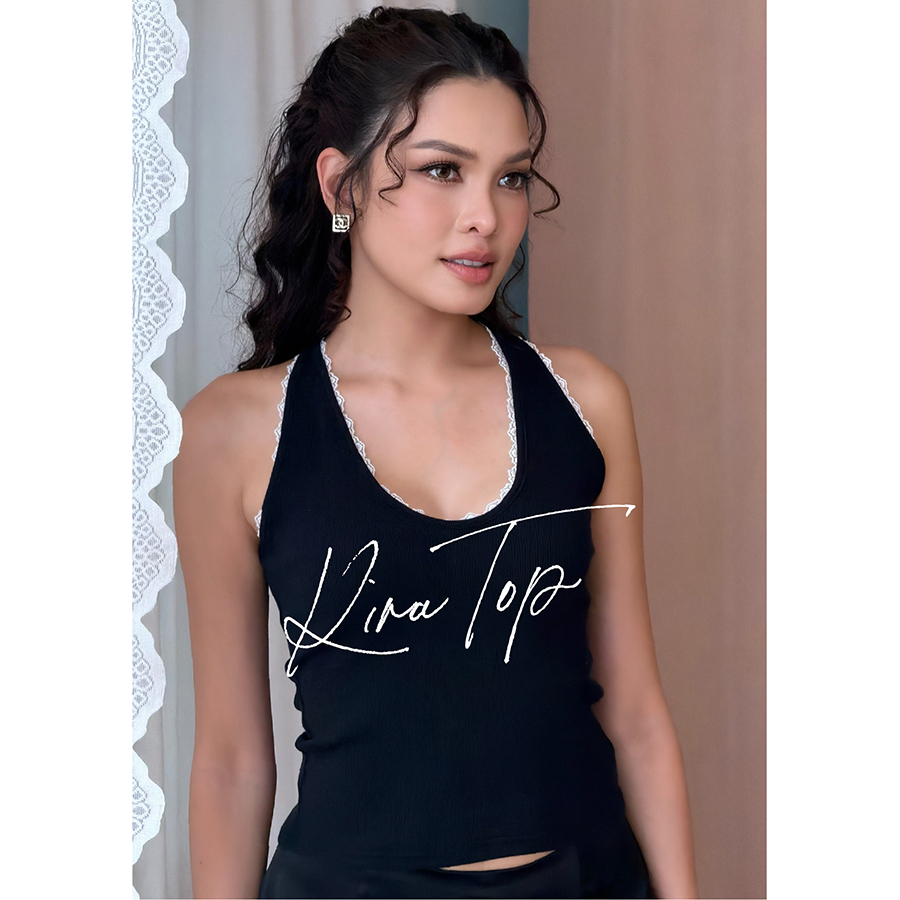 SEASON STUDIO - KIRA TOP / เสื้อกล้าม ทรงสวย ดีเทลลูกไม้ขอบ