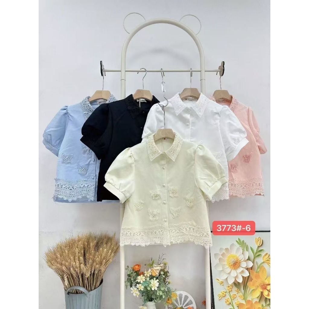 เสื้อคอปกเชิ๊ตใส่ทำงานทรงสุภาพ
