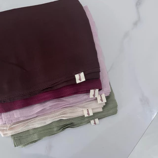 BOUGA Signature Rayon Shawl hijabผ้าพันยาว ผ้าเรยอน
